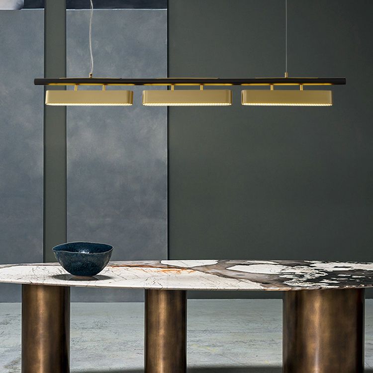 Estilo moderno lineal colgante de metal ligero liviano