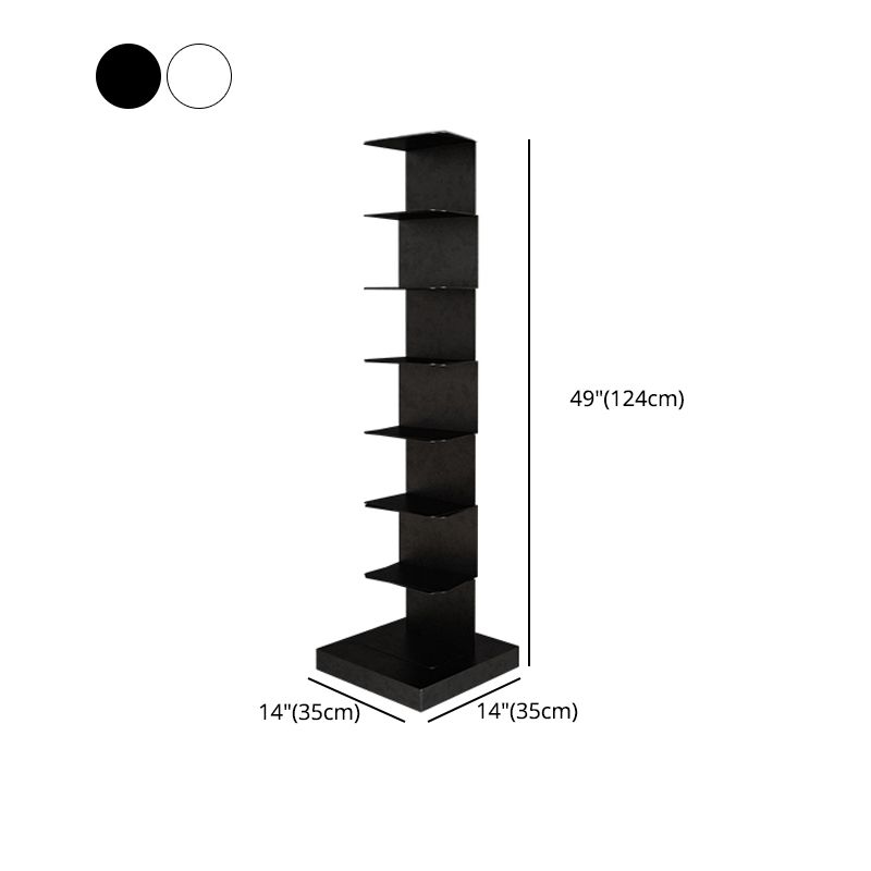 Geometric Bookshelf Modern Style Metal Bookcase for Home Office