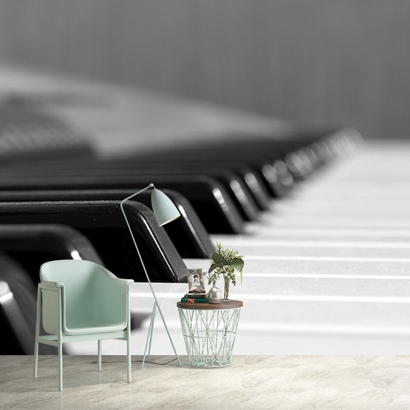 Piano Mural Horizontal Photography Decorative Environment Friendly for Home Decor