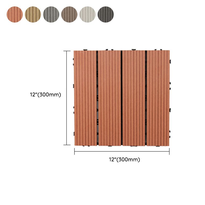 Deck Plank Loose Lay Manufactured Wood Decking Tiles Outdoor Flooring