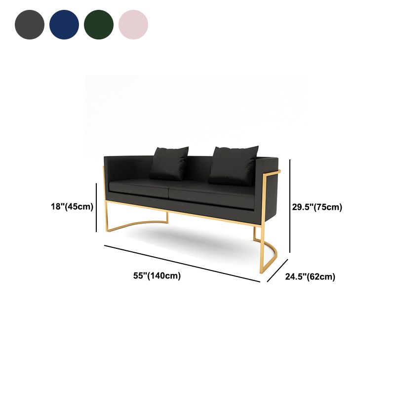 24.40" W x 29.52" H Contemporary Sofa Tuxedo Arm Standard Sofa for Living Room