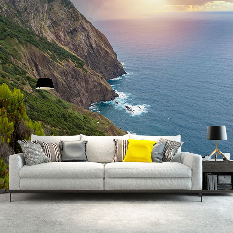 Fancy Photography Sea Wall Mural Wallpaper Dining Room Wall Art