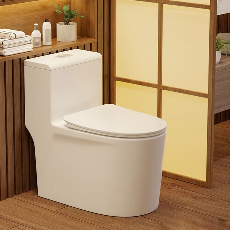 Contemporary Flush Toilet Floor Mounted Siphon Jet Toilet Bowl