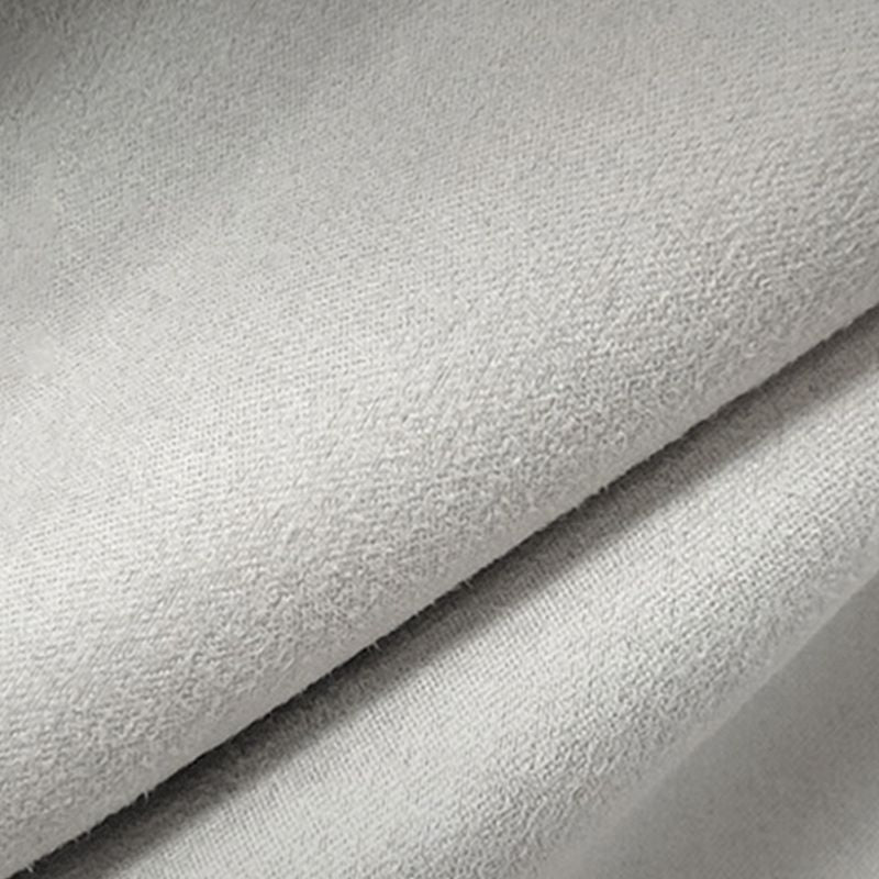 Contemporary Faux Leather Sleeper Pillow Top Arms Sofa Bed in Gray