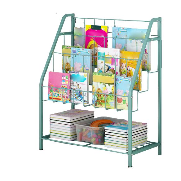 3/4/5/6-shelf Ladder Bookcase Modern Metal and Closed Back Book Shelf