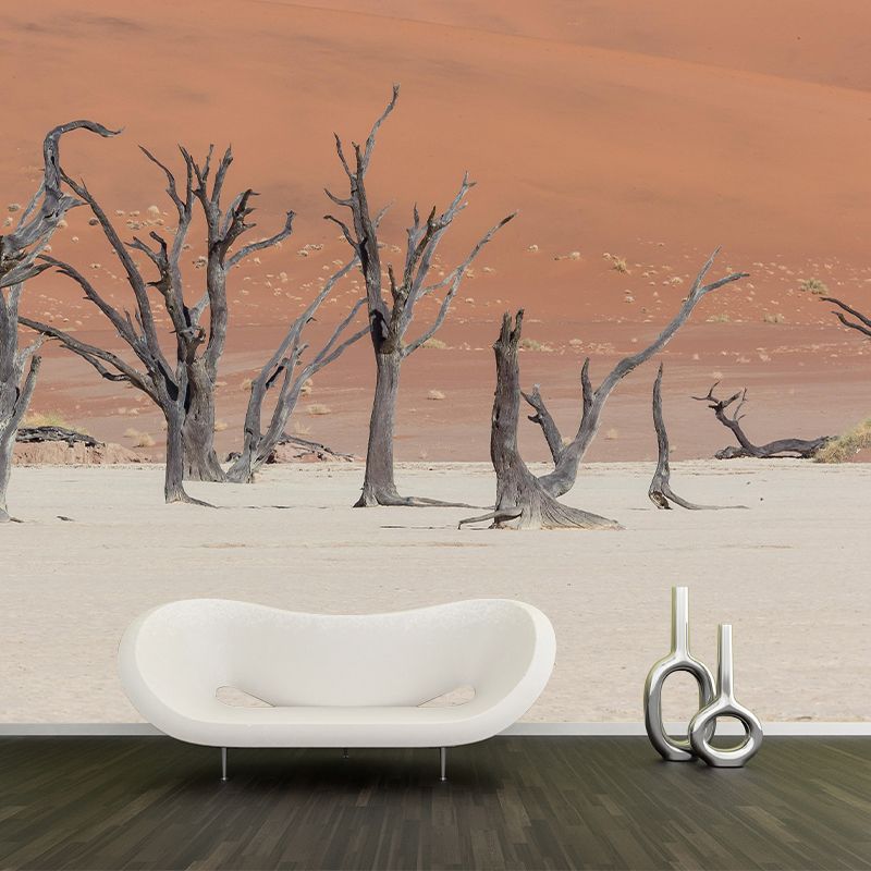 Home Decor Contemporary Photography Style Desert Mural Mildew Resistant