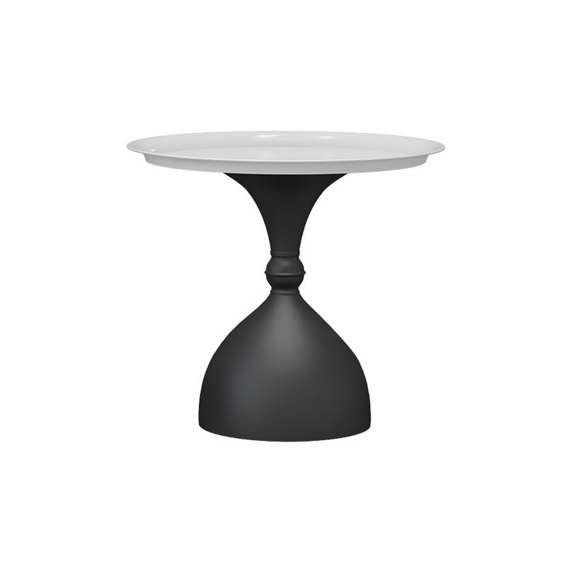 Mid-Century Modern Iron Coffee Cocktail Table Pedestal Cocktail Table for Living Room