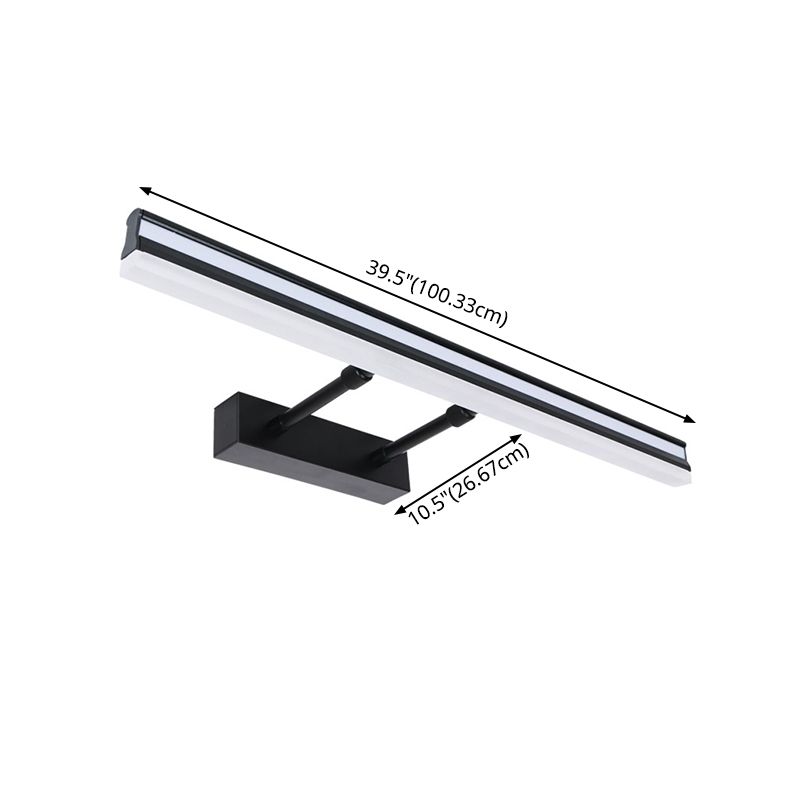 Lineaire schaduw Wandverlichting Moderne eenvoudige stijl Metal 2 Lichten SCONCE LAMP