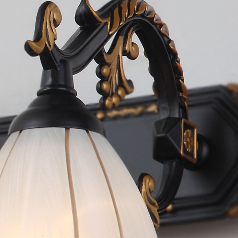 Modern Creative Wall Sconce Glass Shade Bathroom Vanity Lighting Fixture