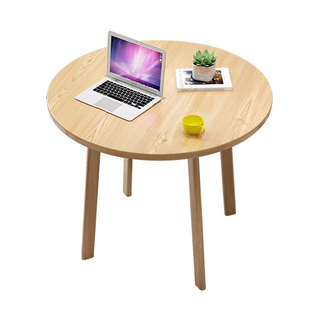 Minimalistische ronde vorm MDF-tafel Standaard eettafel voor keuken