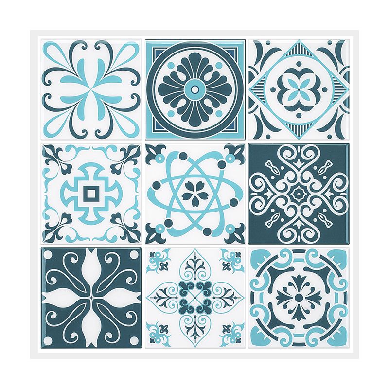 Mosaic Peel & Stick Tile Square Water Resistant Tile for Bathroom Backsplash