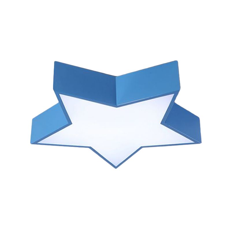 LED de montaje de LED de 5 estrellas con LED de montaje en blanco/rojo/azul cerca del dispositivo de iluminación de techo