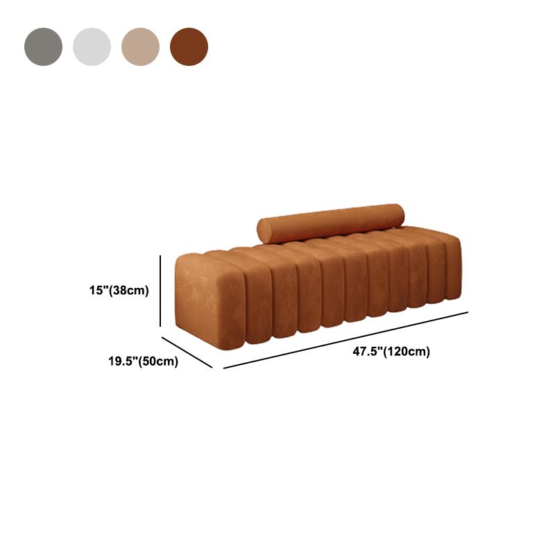 19.68" Wide Contemporary Armless Sofa Standard Sofa for Living Room