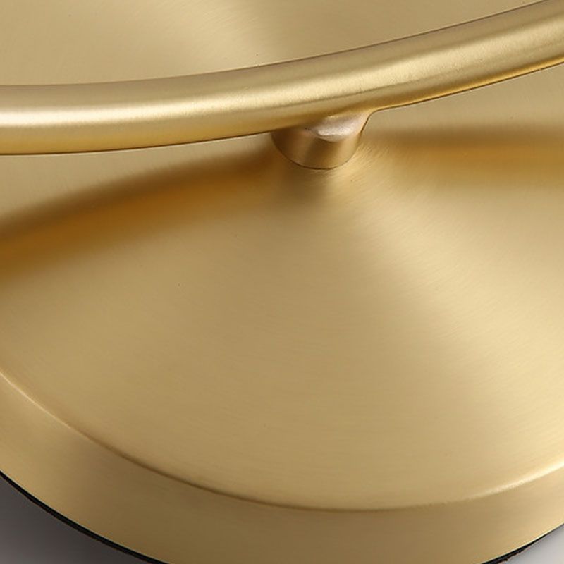 Postmodern Full Brass Glass Ball Desk Lamp for Bedroom Living Room Table Lamps