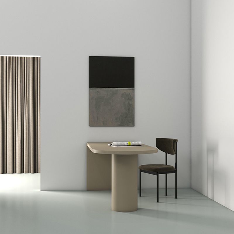 Modern Bar Table Rectangle Solid Wood Dining Table for Kitchen Living Room Coffee Room