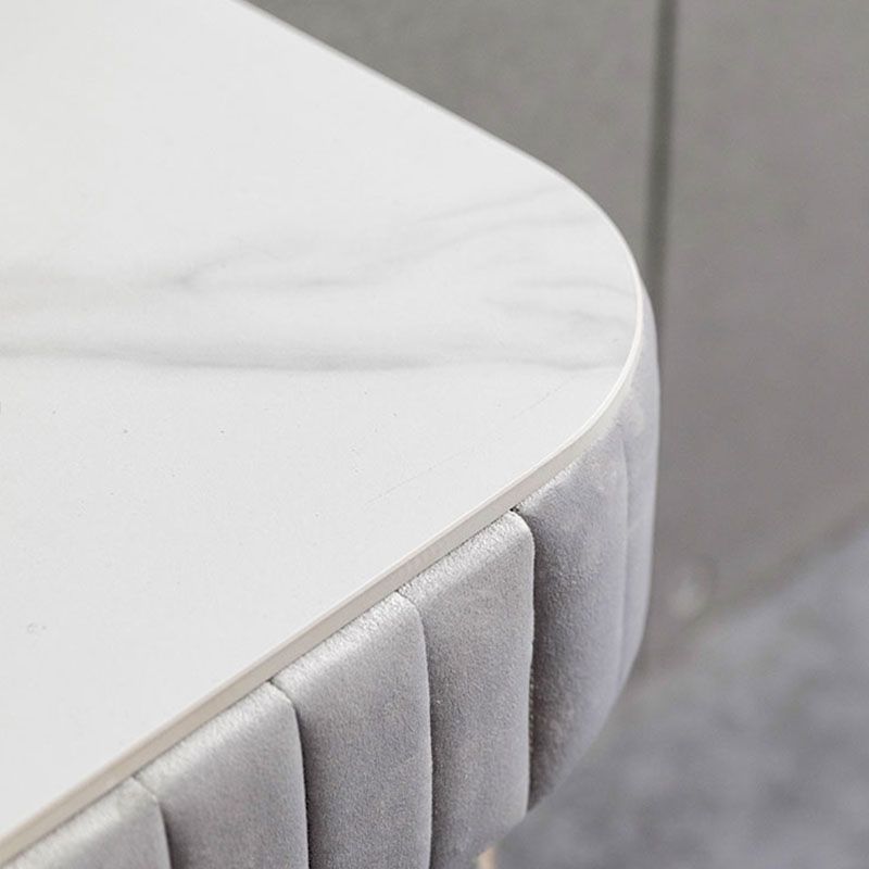 Stone Top Make-up Vanity Table Modern Style Vanity Desk with Drawers