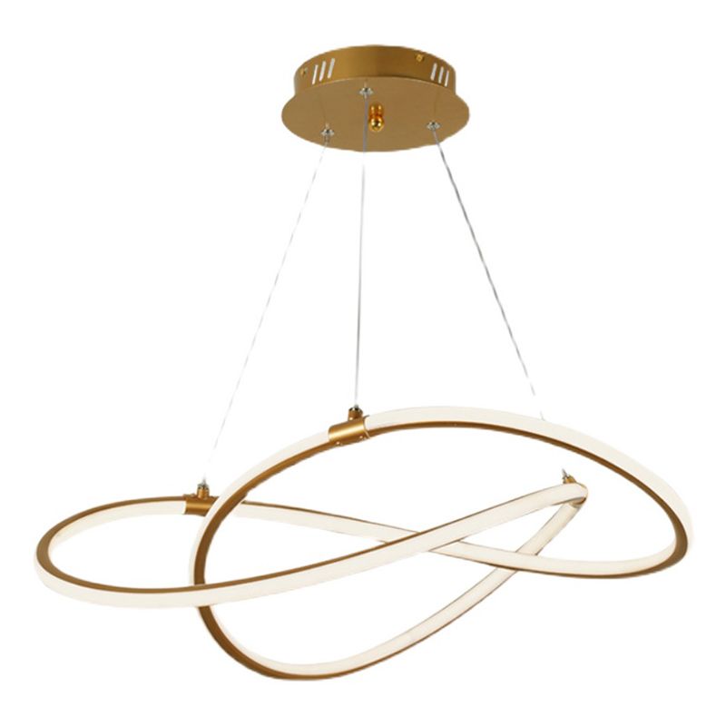 Luci a soffitto moderna a sospensione lampadario a pendente lineare per soggiorno