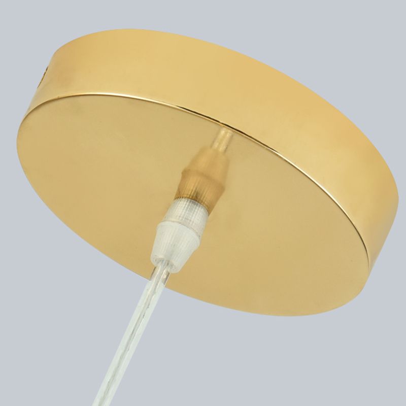 1 Light Orb Hanging Ceiling Light Modern Style Glass Hanging Lamp Kit