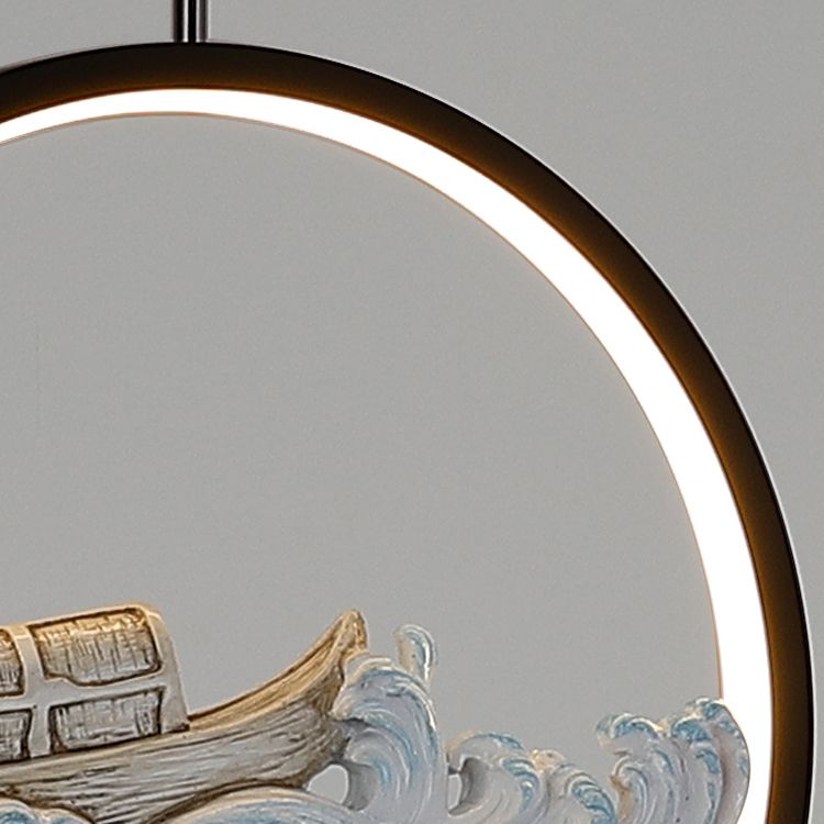 Linear Shape Island Lights Modern Style Metal 2 Light Pendant Lights