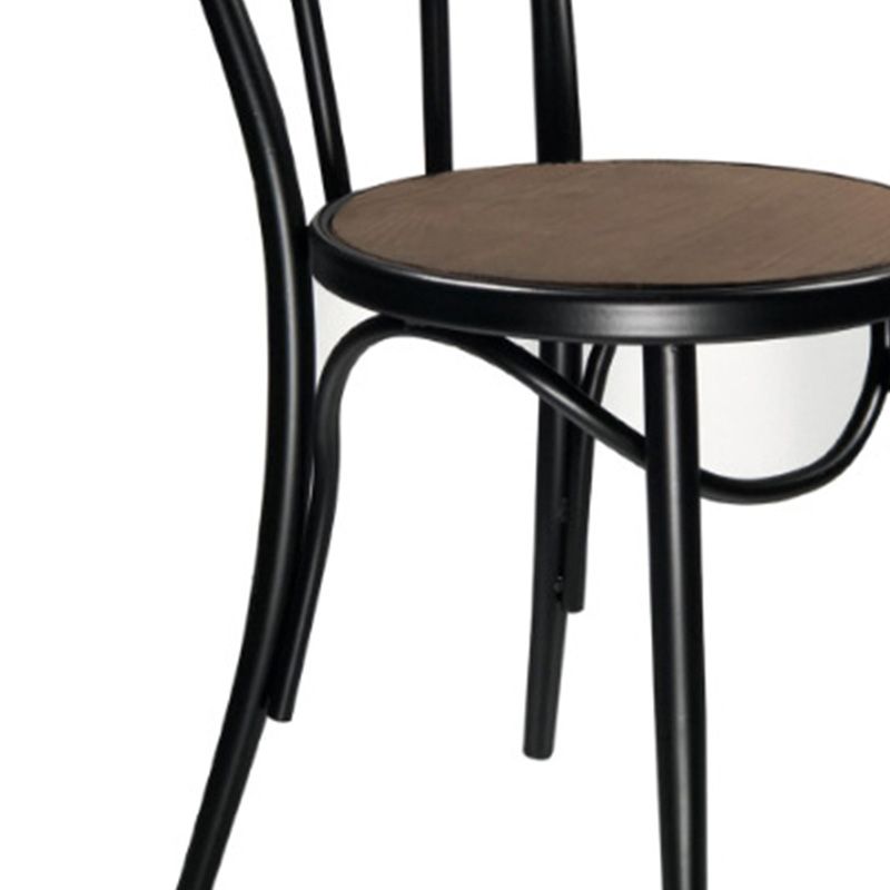 Industrial Kitchen Dining Side Chair Open Back Dining Side Chair
