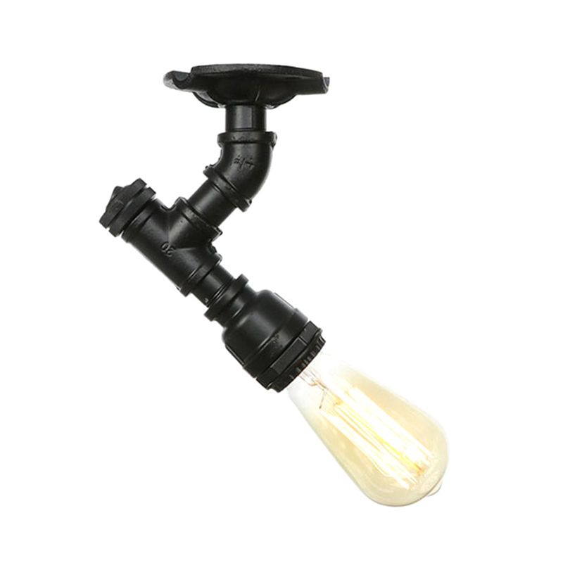 Techo Industrial Colgante Tubo Retro Tubo Ligero De Cristal Luz Hotel Ligero