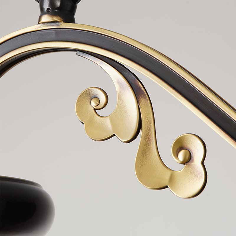 Industrial Pendant Lighting Bell Shape Glass 3 Light Island Ceiling Light