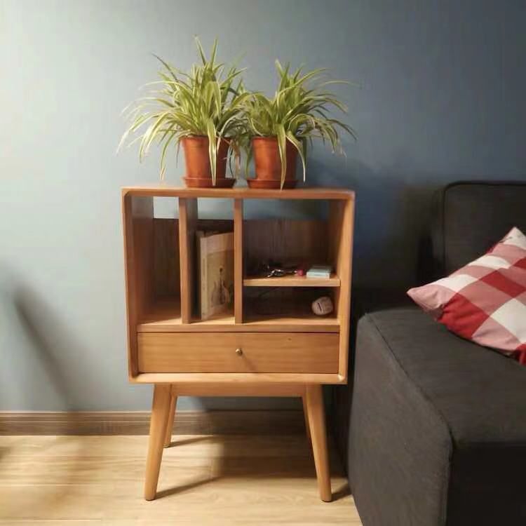 Contemporary Style Bookshelf Closed Back Bookcase for Office and Study Room