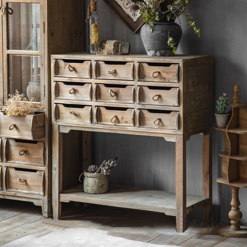 American Traditional Dresser Solid Wood Storage Chest Dresser