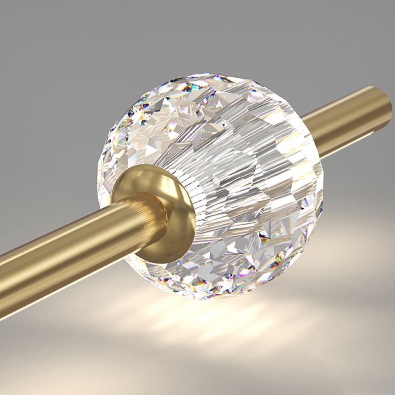 Modern Metal Wall Sconce LED Geometric Shape Wall Light with Acrylic Shade for Bedroom