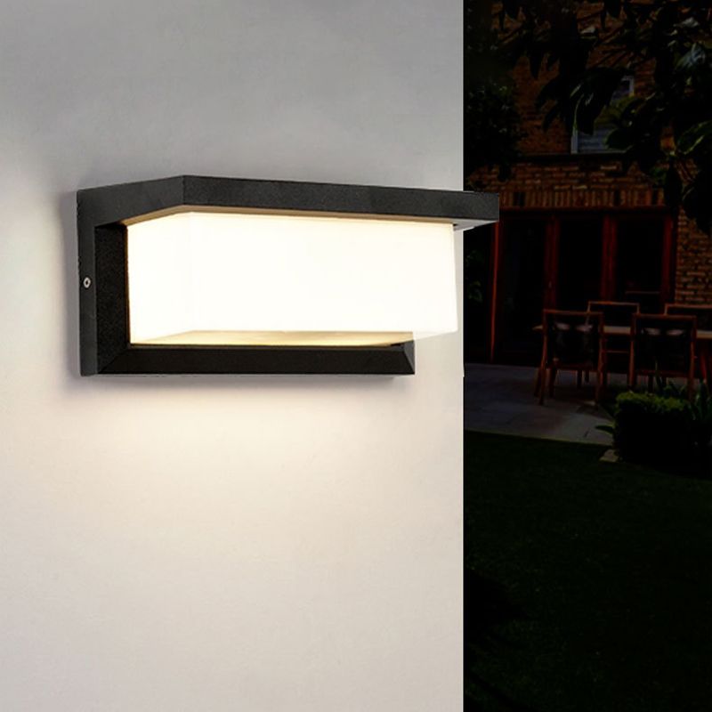 Modern Minimalist Style Wall Light Sconces Acrylic 1 Light Wall Lights for Outside Wall