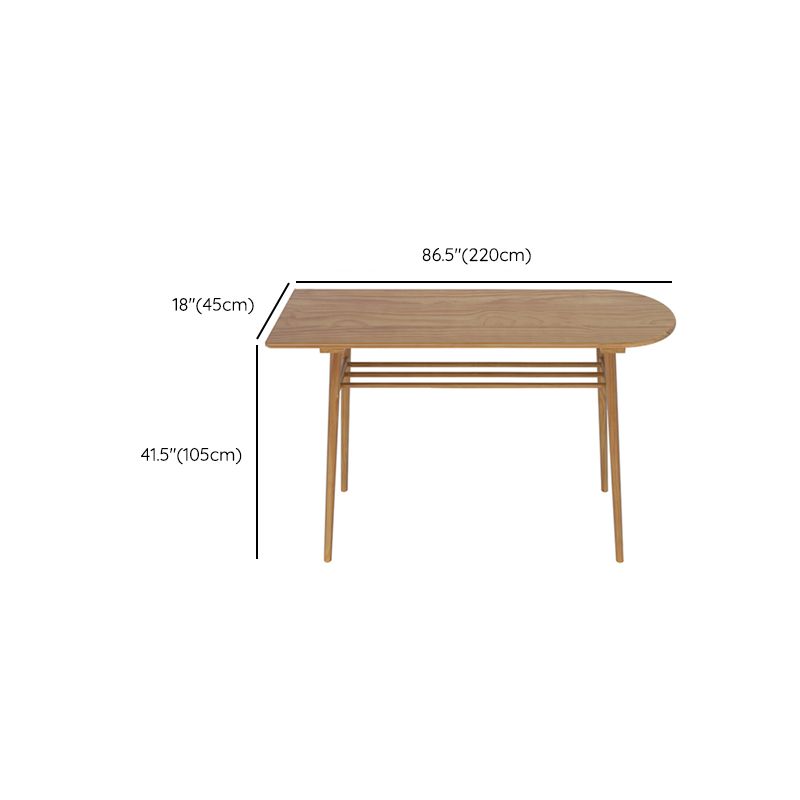 Contemporary Solid Wood Specialty Bar Height Pub Table for Living Room
