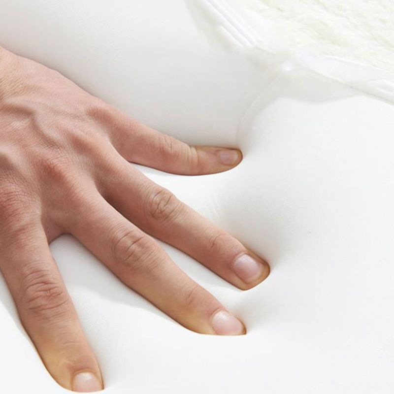 Faux Leather Slipper Chair Armless Chair with Pillow for Living Room