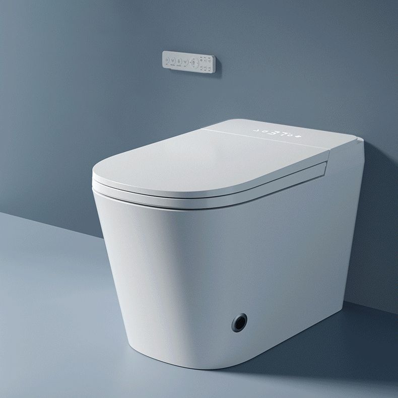 Modern Siphon Jet Toilet Bowl Floor Mount Skirted Toilet with Toilet Seat