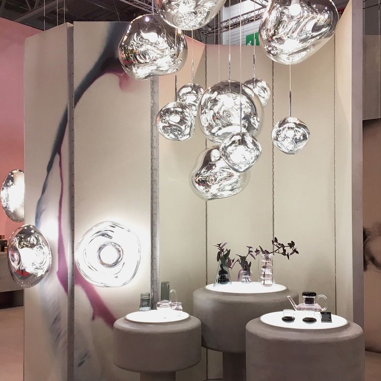 1-Ligth mondgeblazen glazen hanglampverlichtingsarmaturen Minimalisme plafondhanger voor slaapkamer