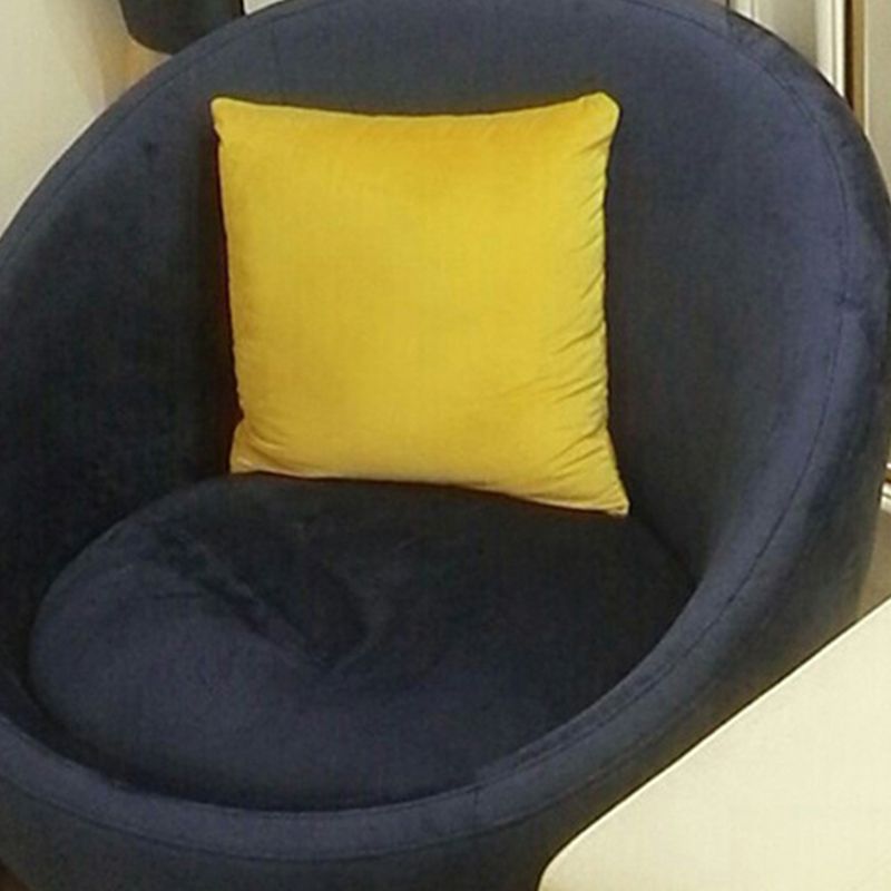 Basic Four Leg Balloon Chair Living Room Chair with Gold Tone Legs