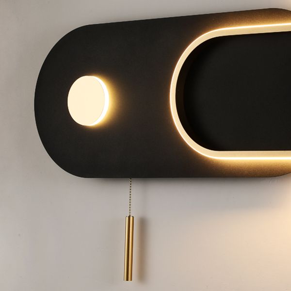 Geometry Shape Wall Lights Contemporary Style Metal 2 Light Wall Mount Lights