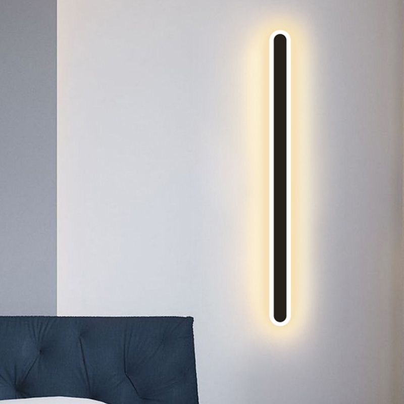 Metall lineare Wandleuchten moderner Stil 1 Leichte Wandmontagelampe