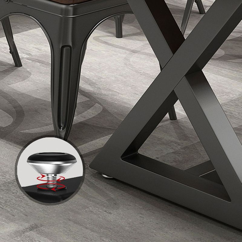 Modern Rectangle Dining Table Set 1/2/5 Pcs Solid Wood Dining Table and Chairs