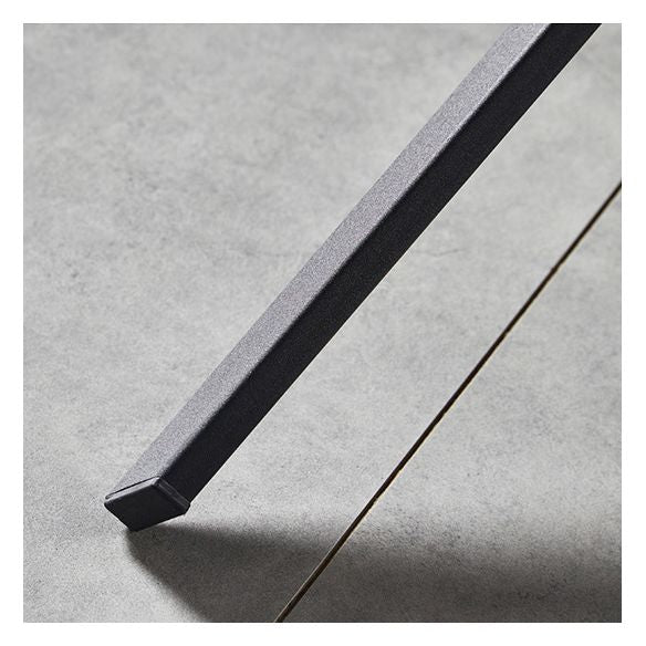 Contemporary Armless Dining Chairs Leather Curved Parsons Side Chair for Brasserie