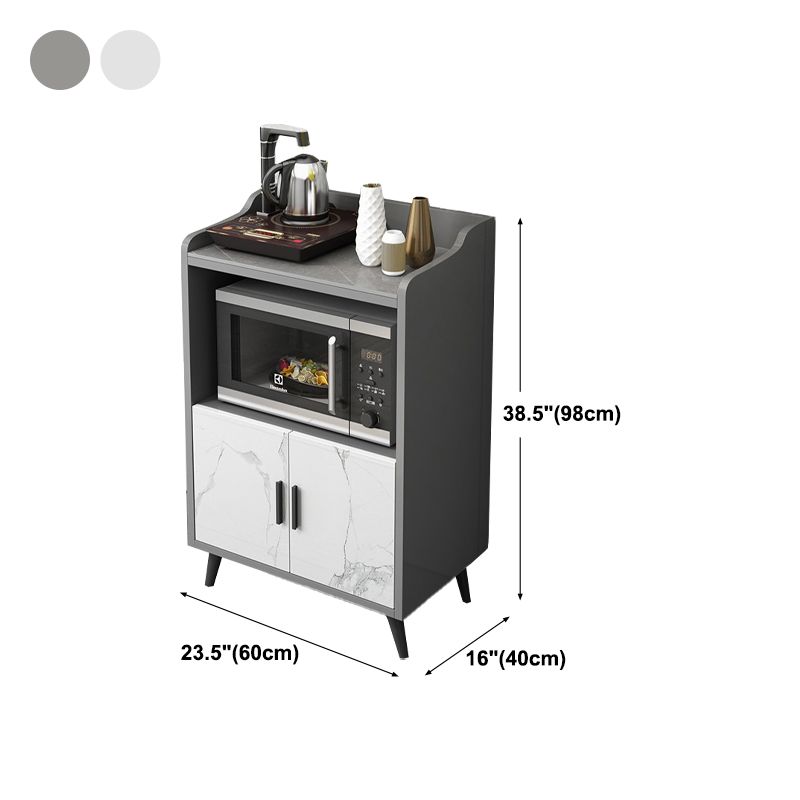 Modern Style Stone Buffet Sideboard Dining Room 38.5"H Buffet Server