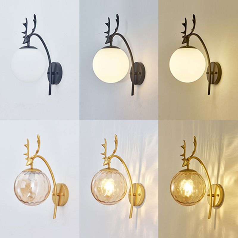 Modern Creative Style Global Wall Light Sconce Glass 1 Sconces Light