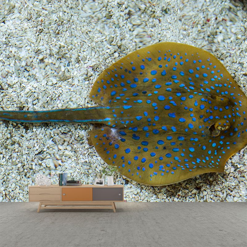 Fashionable Wall Mural Fish Patterned Living Room Wall Mural