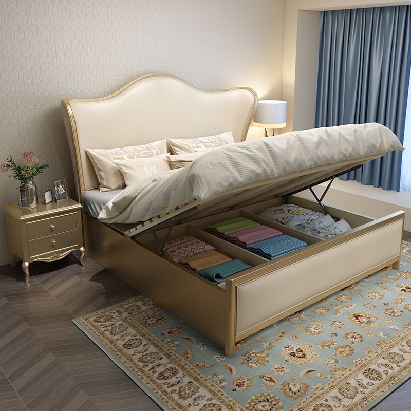 Victorian Upholstered Headboard Standard Bed Adjustable Height