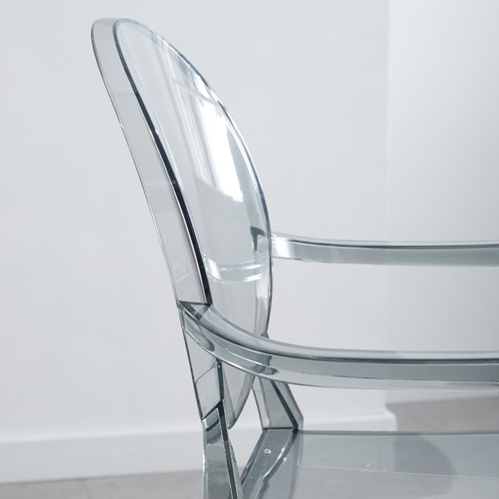 King Louis Back Chair Scandinavian Acrylic Dining Kitchen Room Armchair