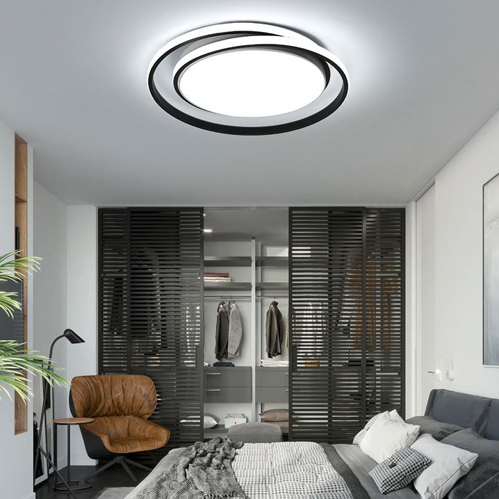 Modern LED Flush Monte Massimale Fissaggio Sala Foyer Light