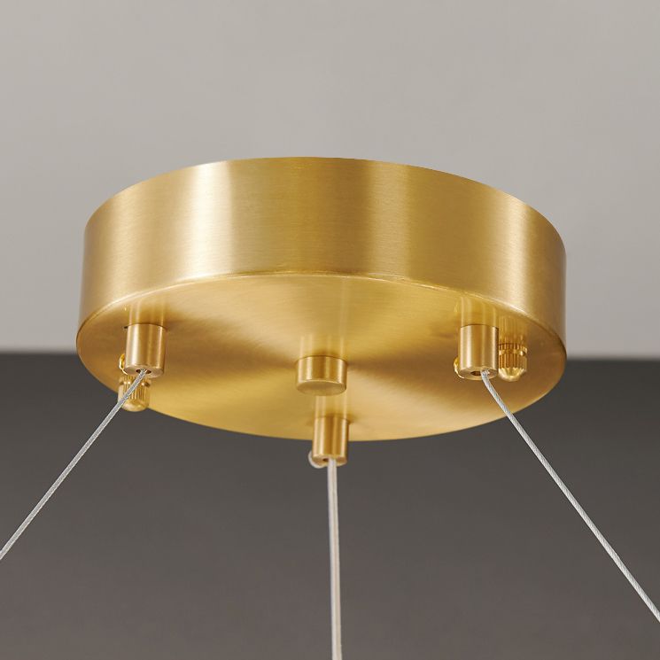 Contemporary Sphere Pendant Lights Glass Island Chandelier for Dining Room