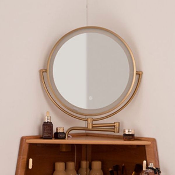 Contemporary Mirrored Glass Drawers Make-up Vanity with Storage for Bedroom