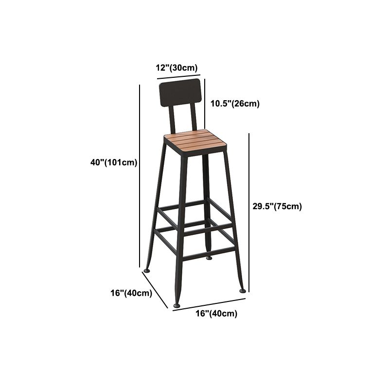 Modern 1/2/5 Pieces Reclaimed Wood Bar Table Set Fixed Table Counter Table