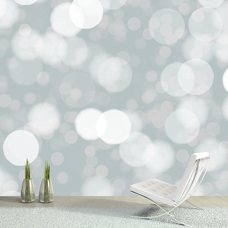 Bokeh Mural Wallpaper Moisture Resistant for Dining Room Wall Decor
