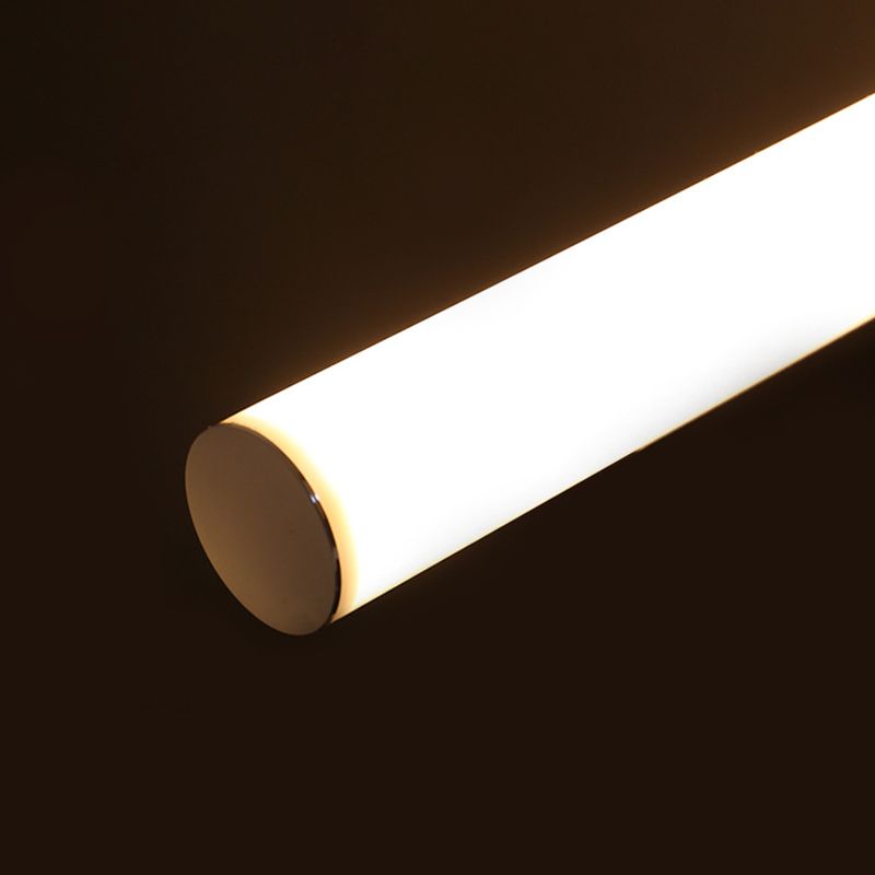 Metal Linear Vanity Lamp Modern 1-Light Vanity Wall Lights in White